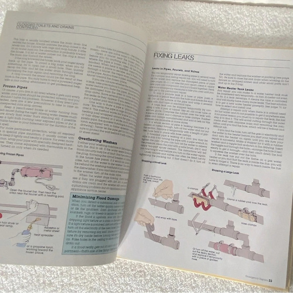 Vintage Grolier’s Home Owning Made Easy Basic Plumbing Techniques Hardcover Book - Picture 5 of 11